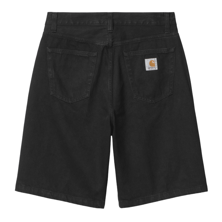 LANDON SHORT COTTON BLACK RINSED