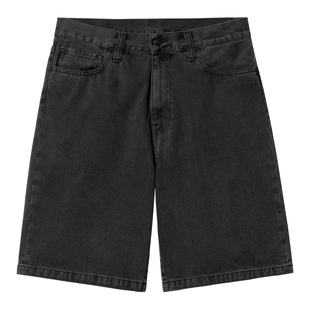 LANDON SHORT COTTON BLACK STONE WASHED