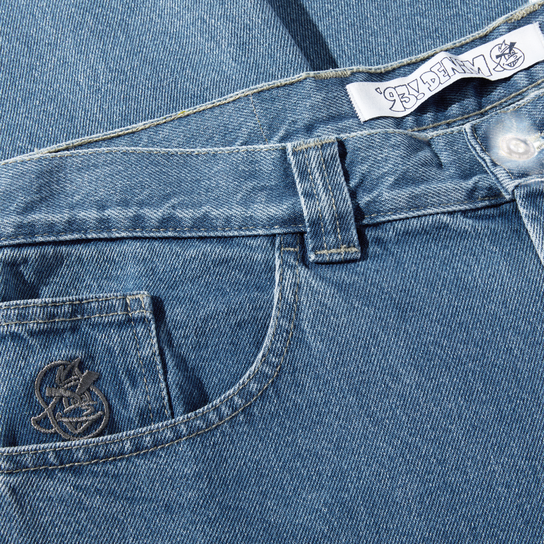 '93! DENIM PANT MID BLUE