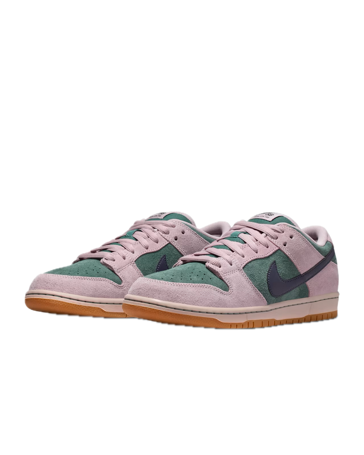 DUNK SB LOW "MINERAL SLATE AND PARTICLE ROSE" ANGLE SNEAKER SKATE SHOE