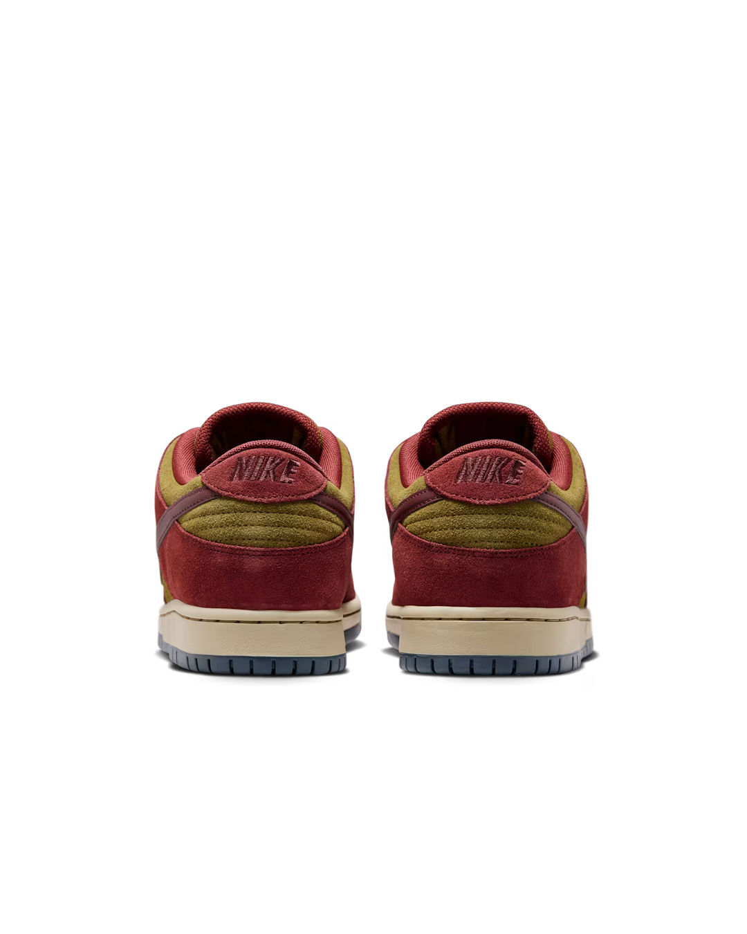 DUNK SB LOW PRO "DARK TEAM RED AND OLIVE FLAK