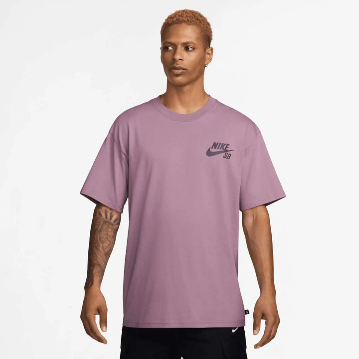 LOGO TEE PLUM DUST