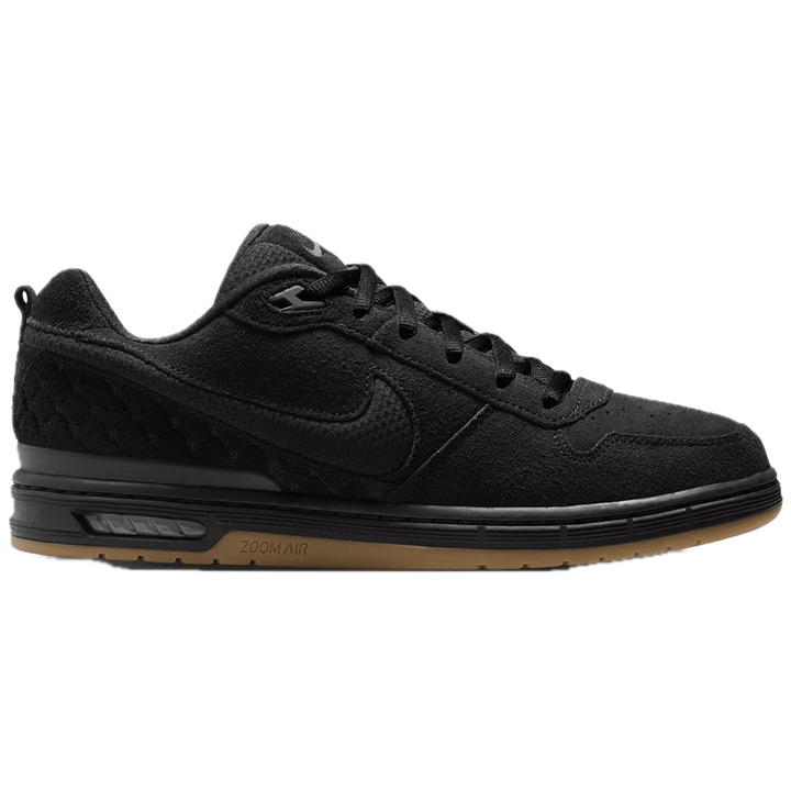 NIKE SB ZOOM AIR PAUL RODRIGUEZ LOW BLACK/GUM SNEAKER SKATESHOE SIDE
