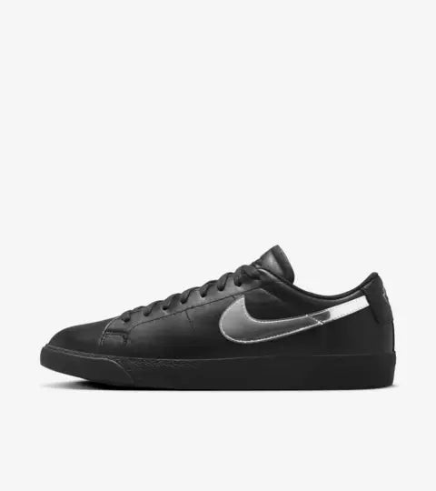 BLAZER LOW QS BLACK METALLIC