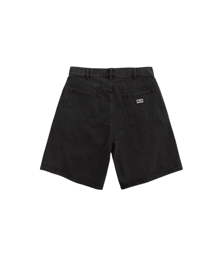 BIGWIG BAGGY DENIM SHORT FADED BLACK