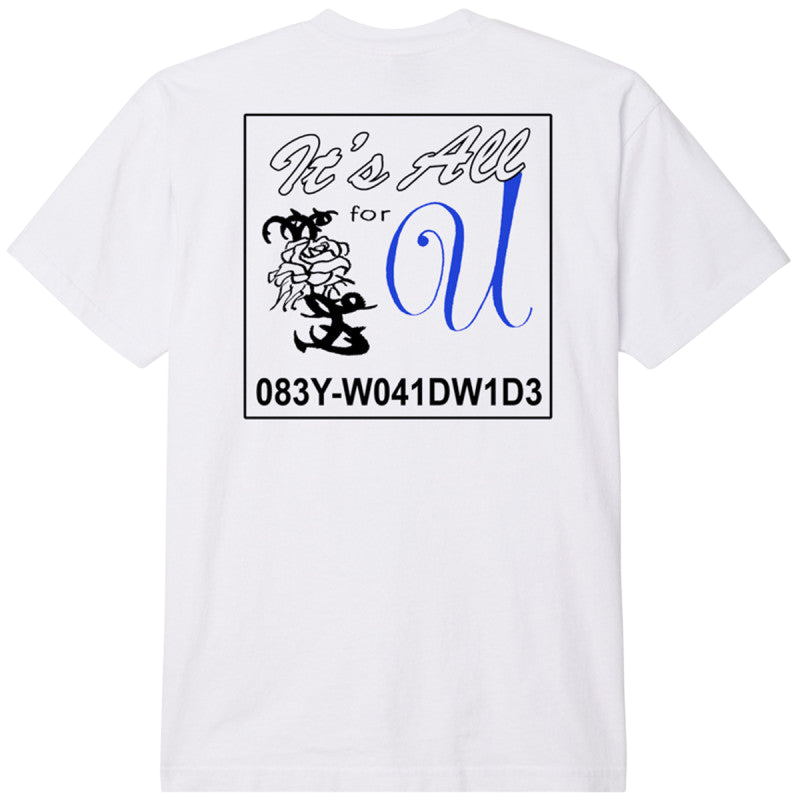 OBEY IT'S ALL FOR YOU TEE WHITE