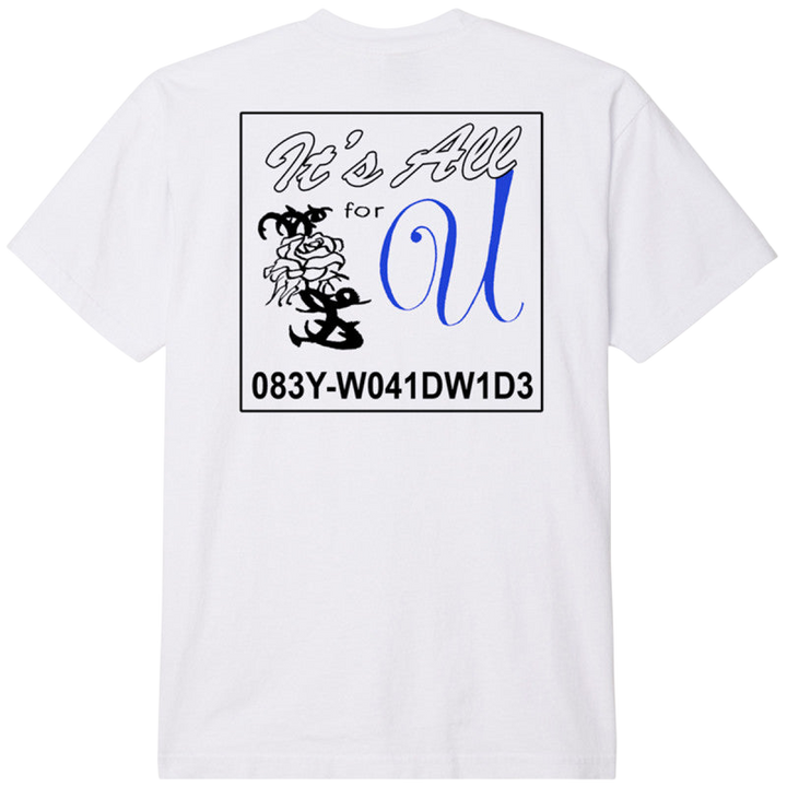 OBEY IT'S ALL FOR YOU TEE WHITE