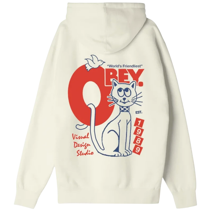 OBEY WORLD’S FRIENDLIEST HOODIE UNBLEACHED