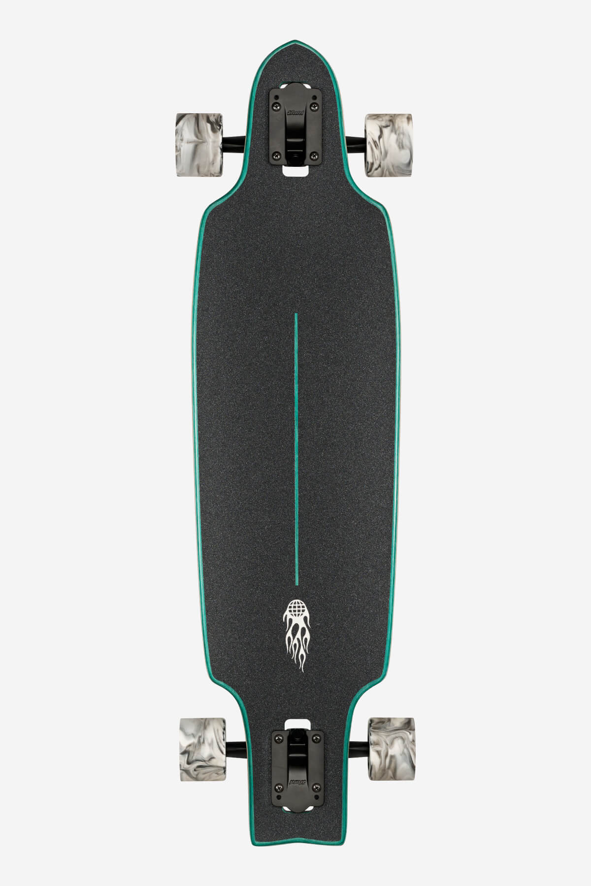 PROWLER LONGBOARD MID GREEN FLAMES