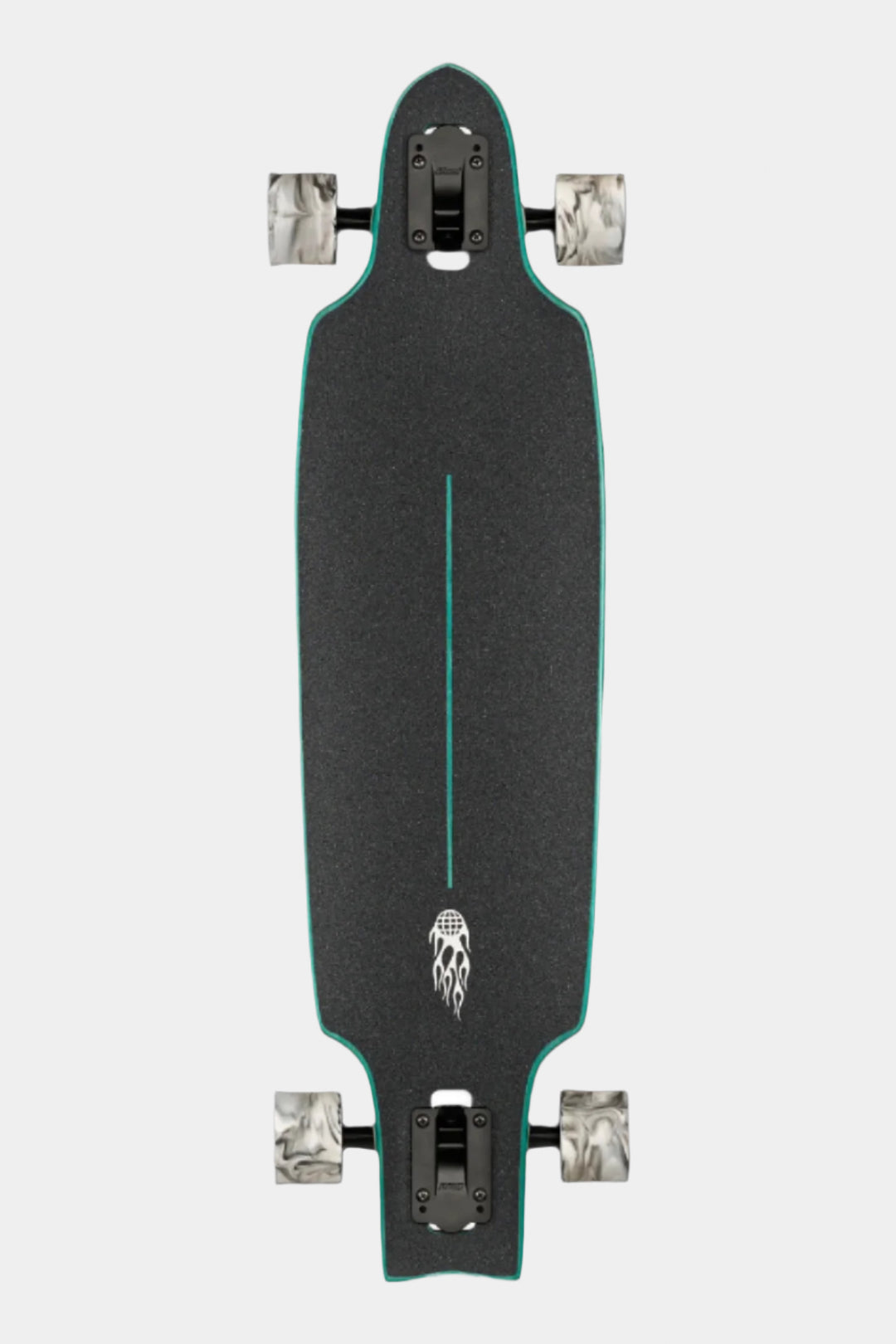 PROWLER LONGBOARD MID GREEN FLAMES