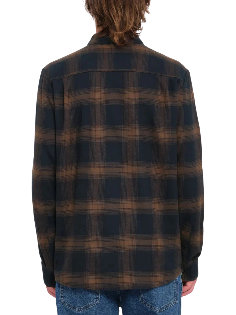 NETASTONE FLANNEL SHIRT DARK EARTH