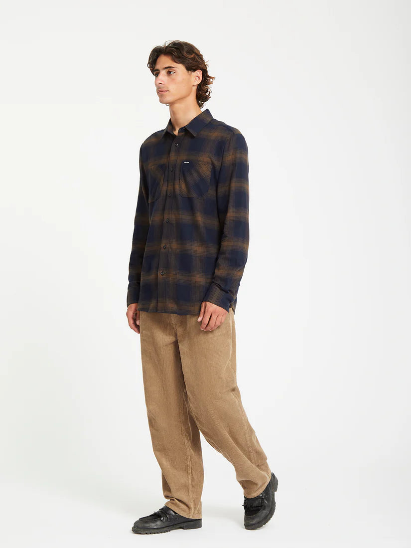 NETASTONE FLANNEL SHIRT DARK EARTH