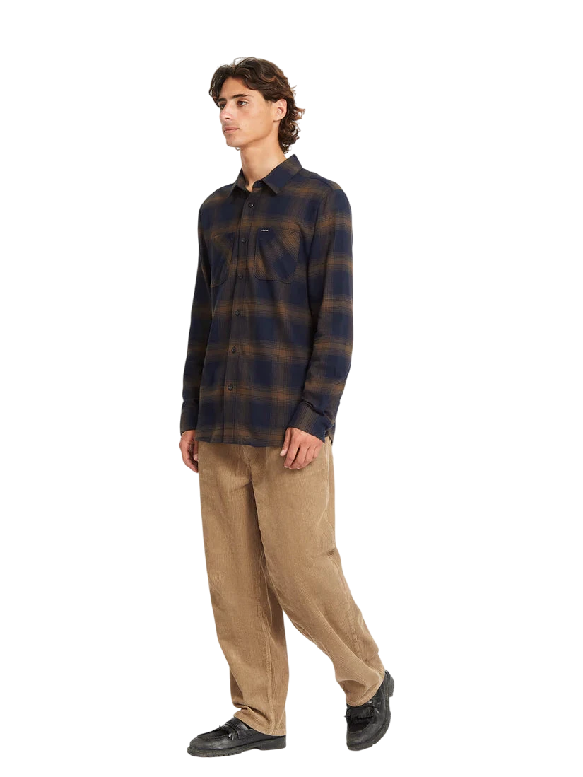 NETASTONE FLANNEL SHIRT DARK EARTH