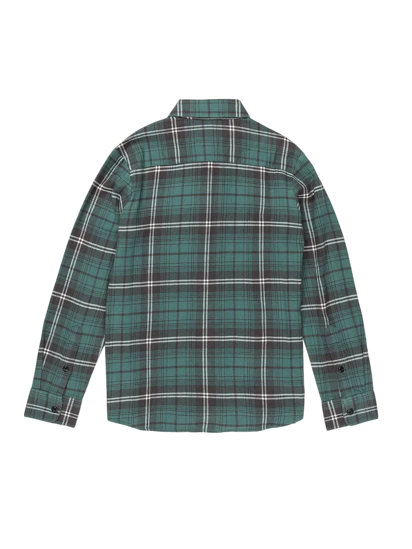 CADEN PLAID SHIRT SEA GREEN