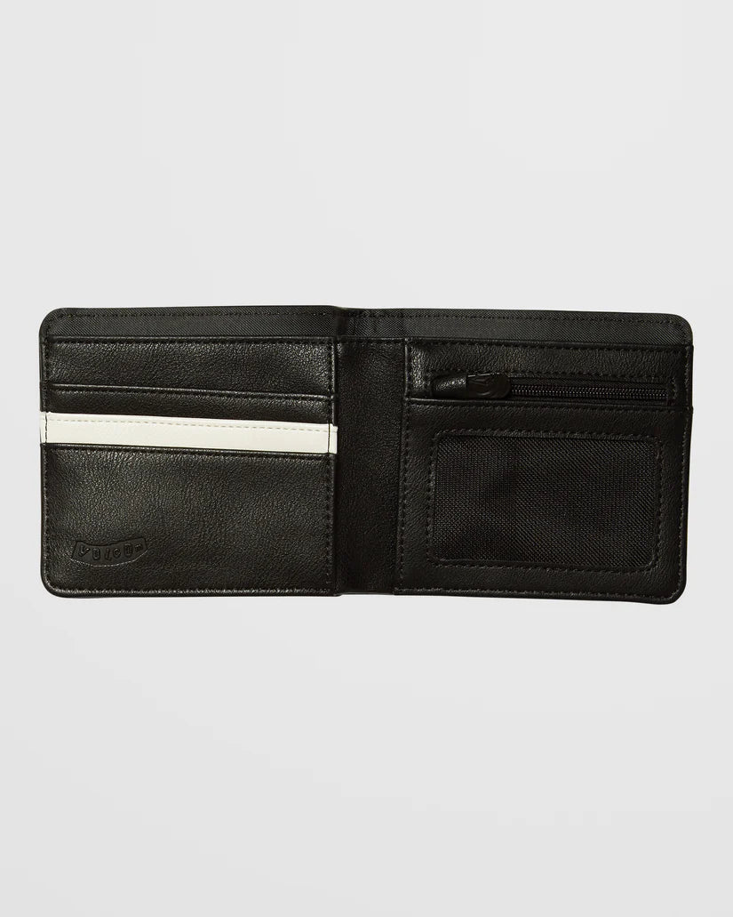 SLIM STONE SMALL WALLET BLACK