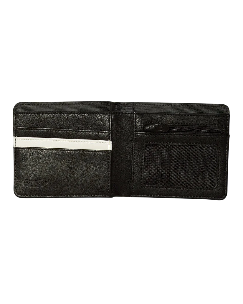 SLIM STONE SMALL WALLET BLACK