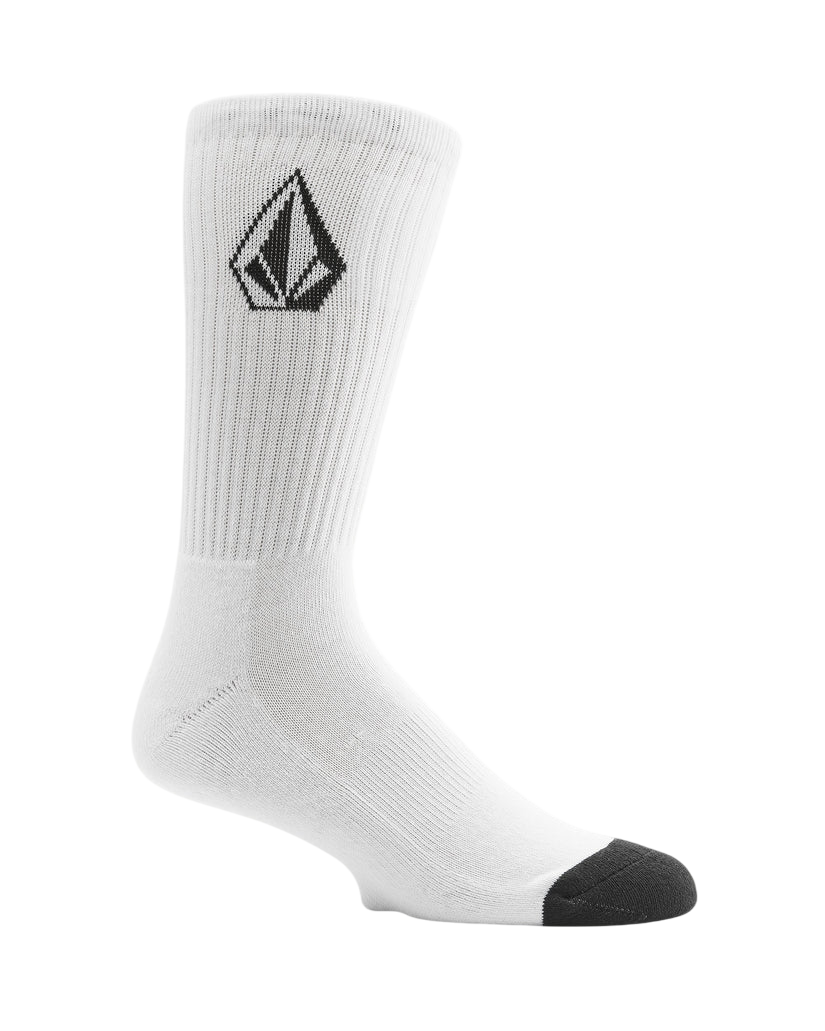 FULL STONE SOCKS (3 PACK) WHITE