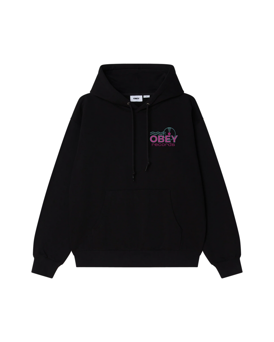 OBEY RECORDS SOUND WAVES HOODIE