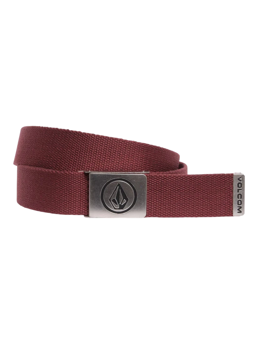 CIRCLE WEB BELT MERLOT