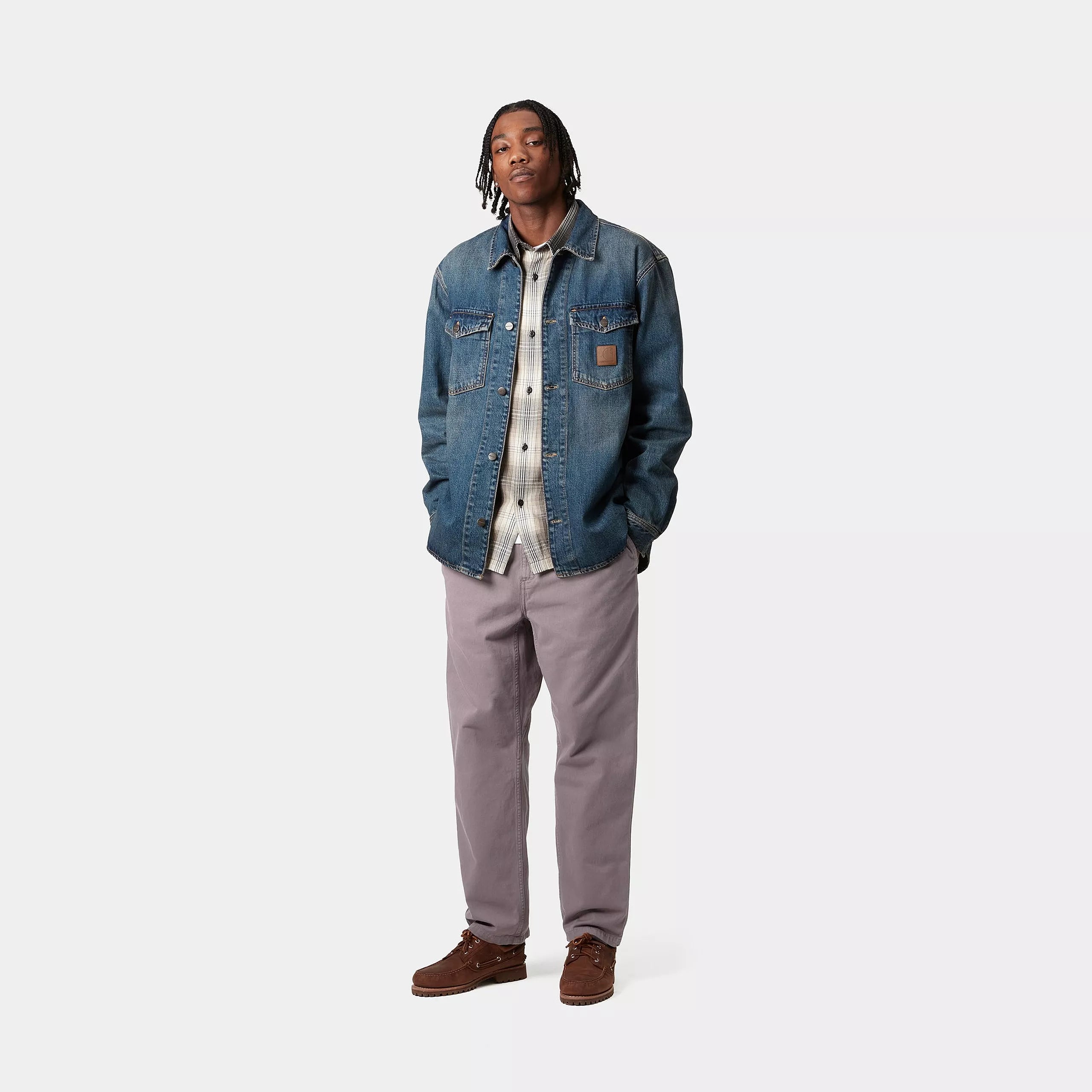 FLINT COTTON PANT MANTA GARMENT DYED