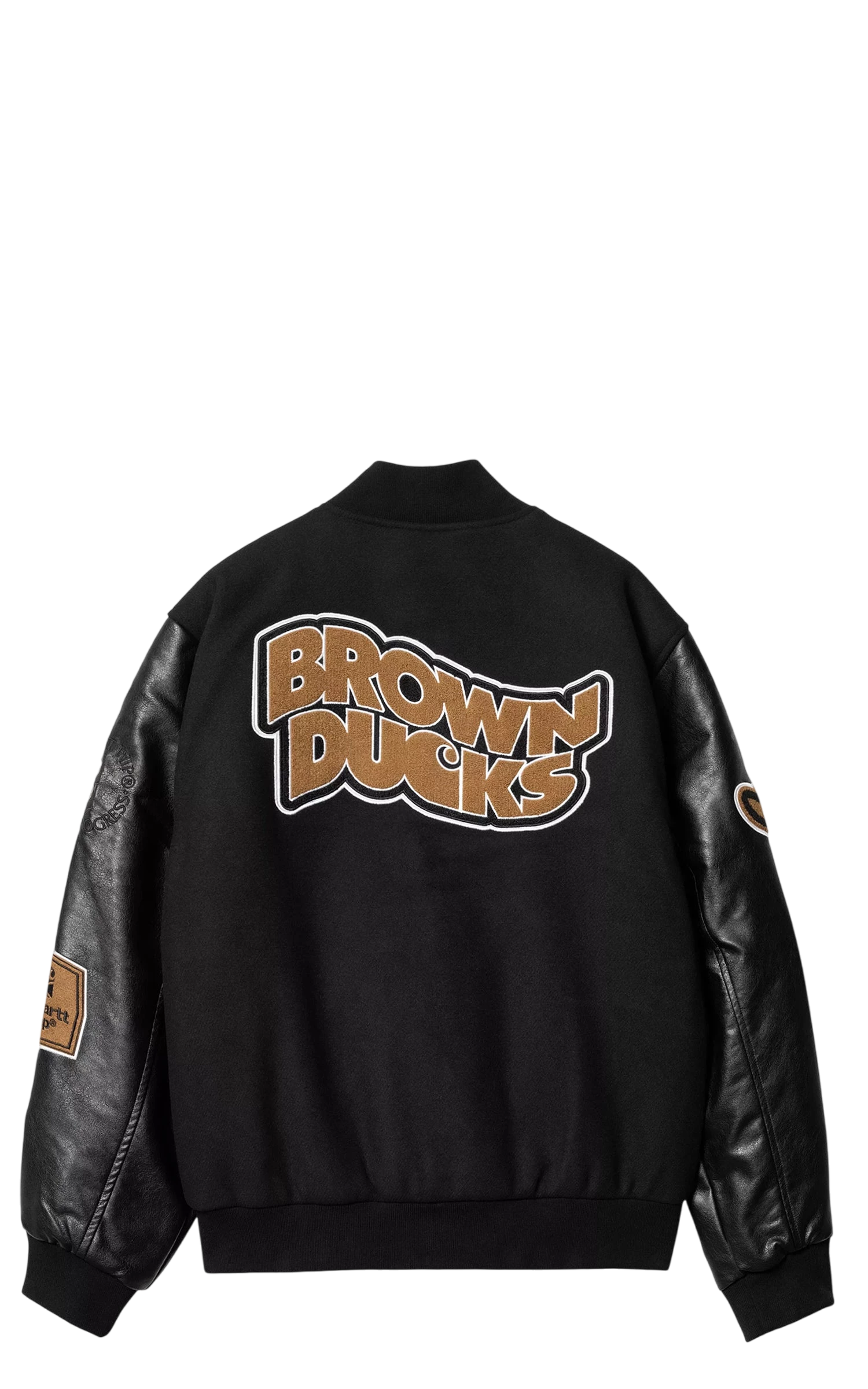 BROWN DUCKS BOMBER BLACK BLACK