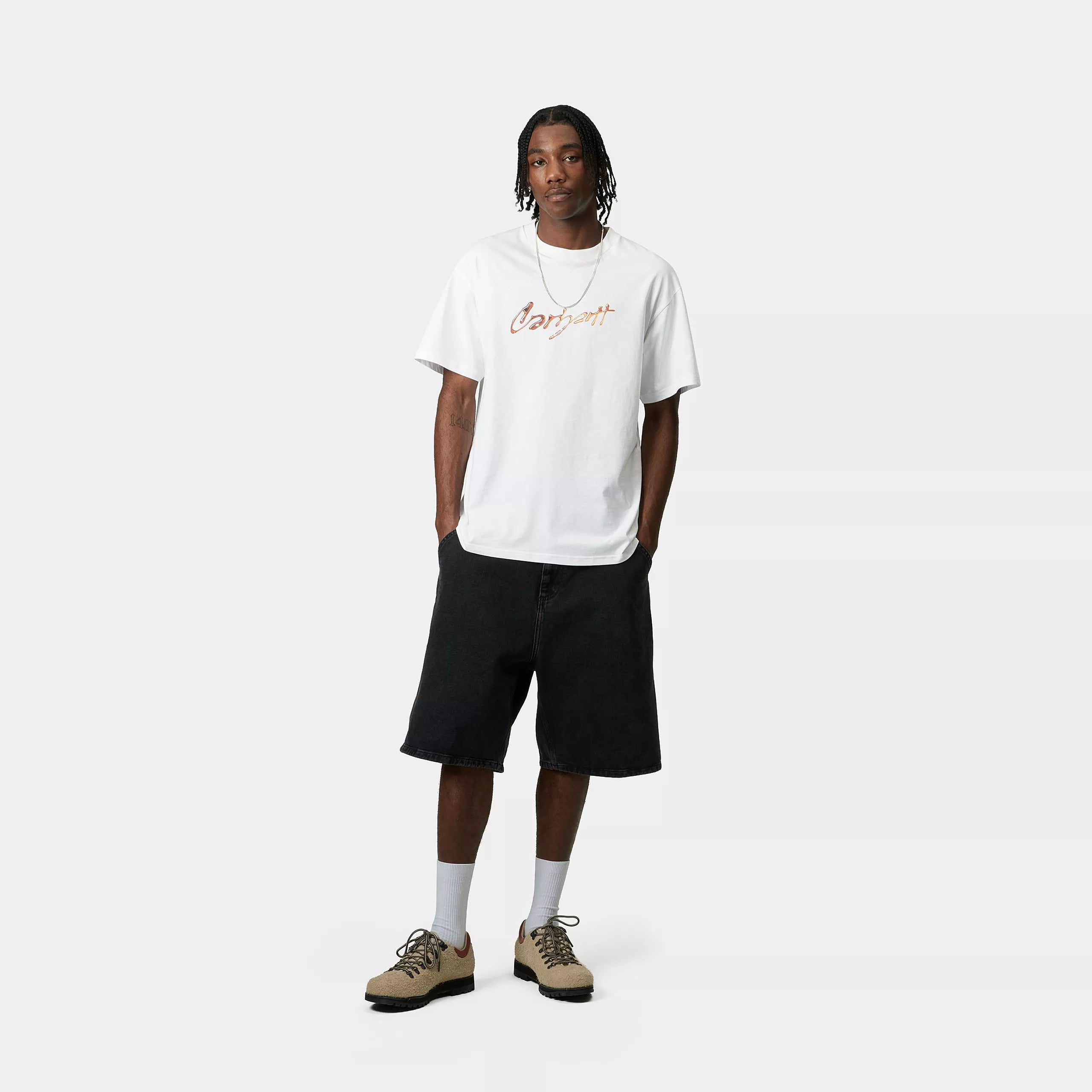 DRIP SCRIPT TEE WHITE