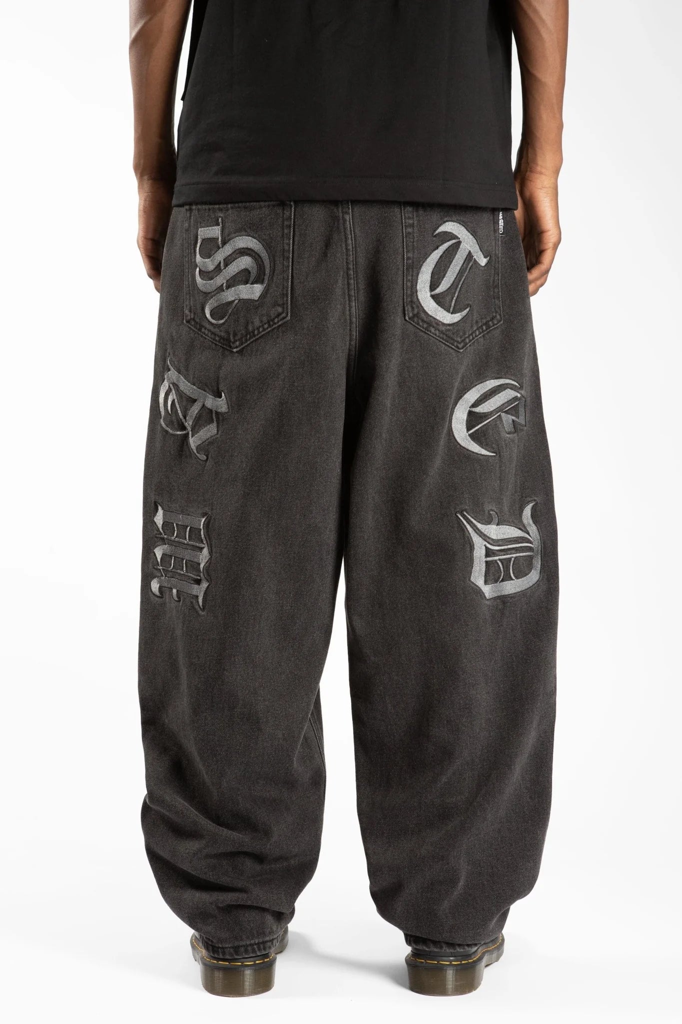 KINGDOM CURVE CASPER PANT FADED BLACK