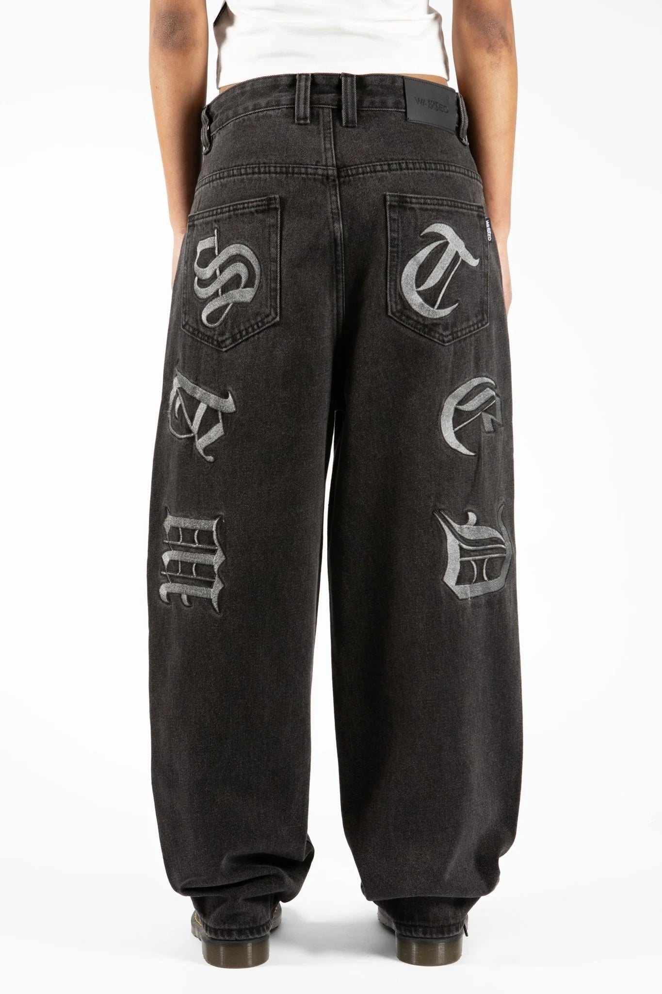 KINGDOM CURVE CASPER PANT FADED BLACK