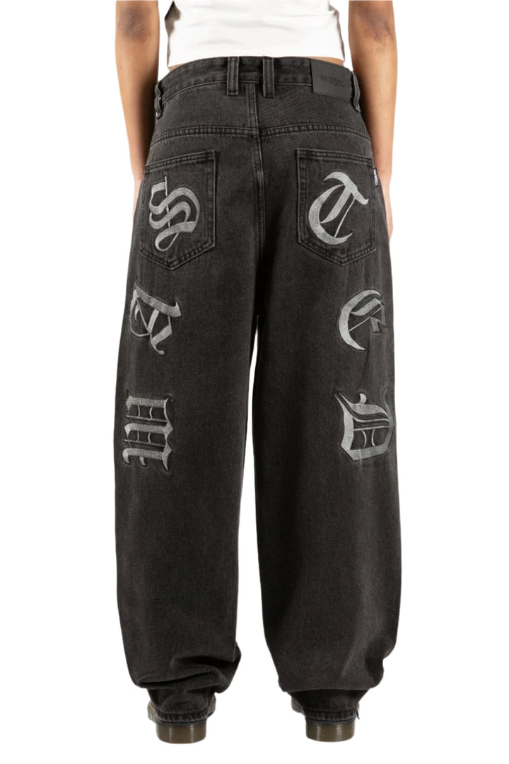 KINGDOM CURVE CASPER PANT FADED BLACK