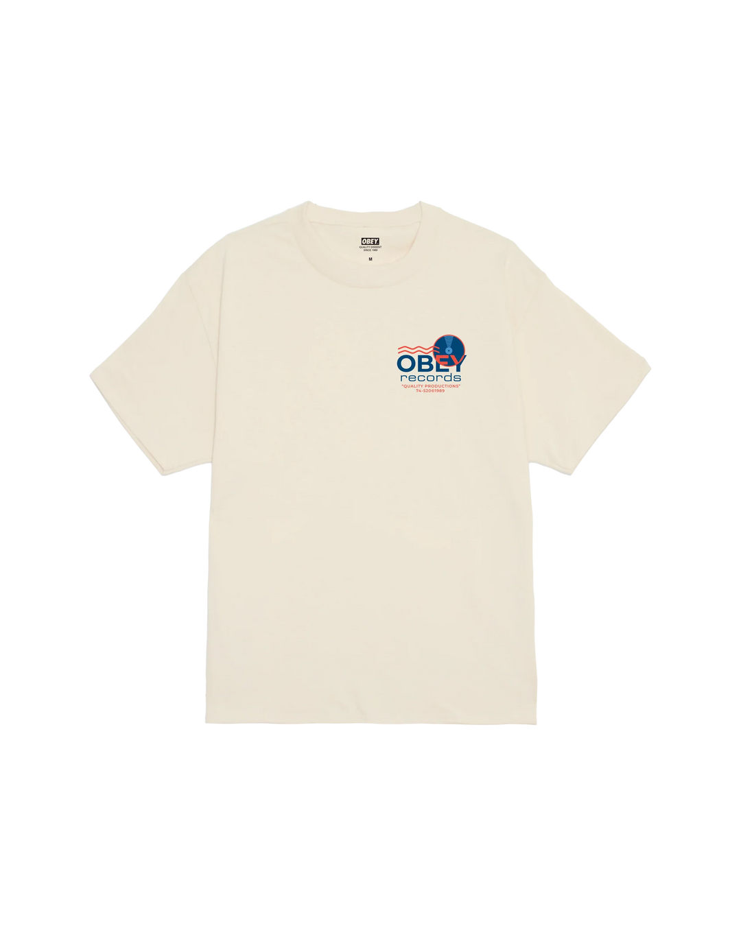 RECORDS SOUND WAVES CLASSIC TEE CREAM