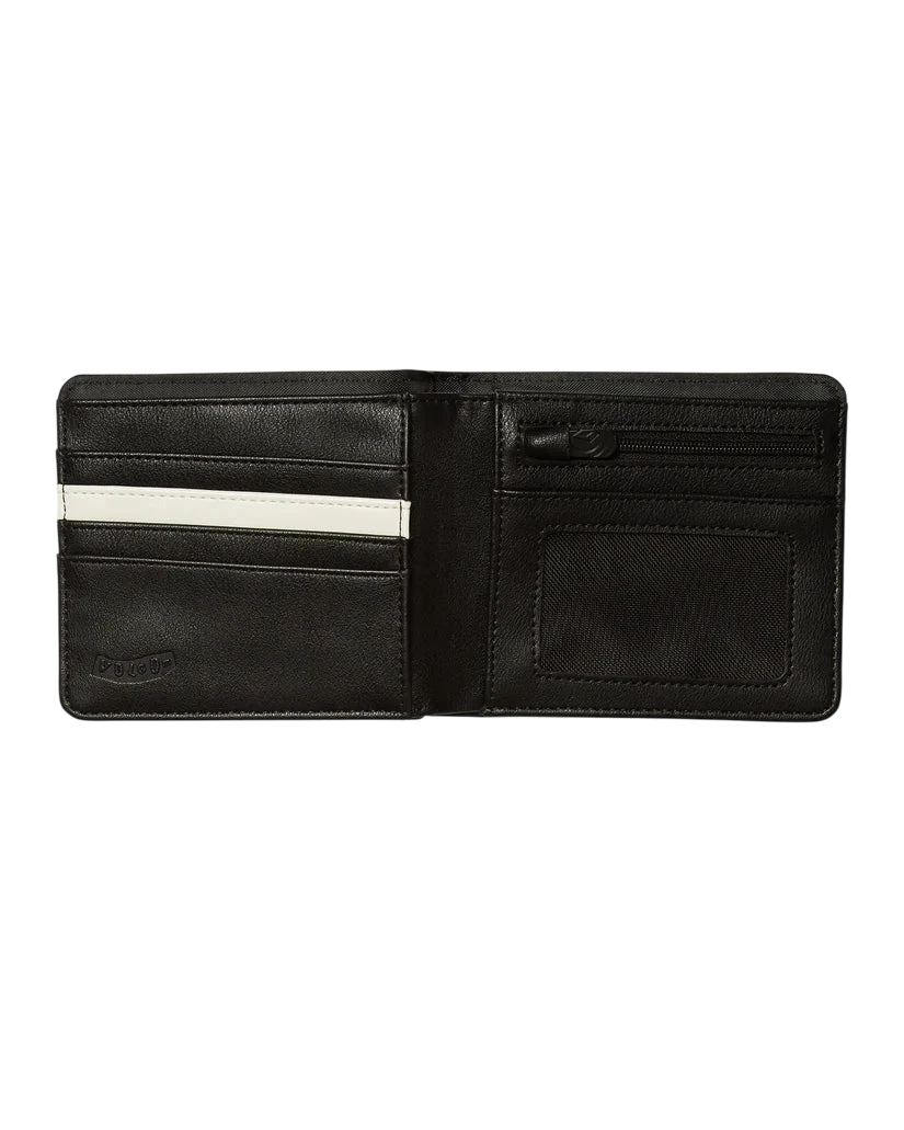 SLIM STONE LARGE WALLET BLACK