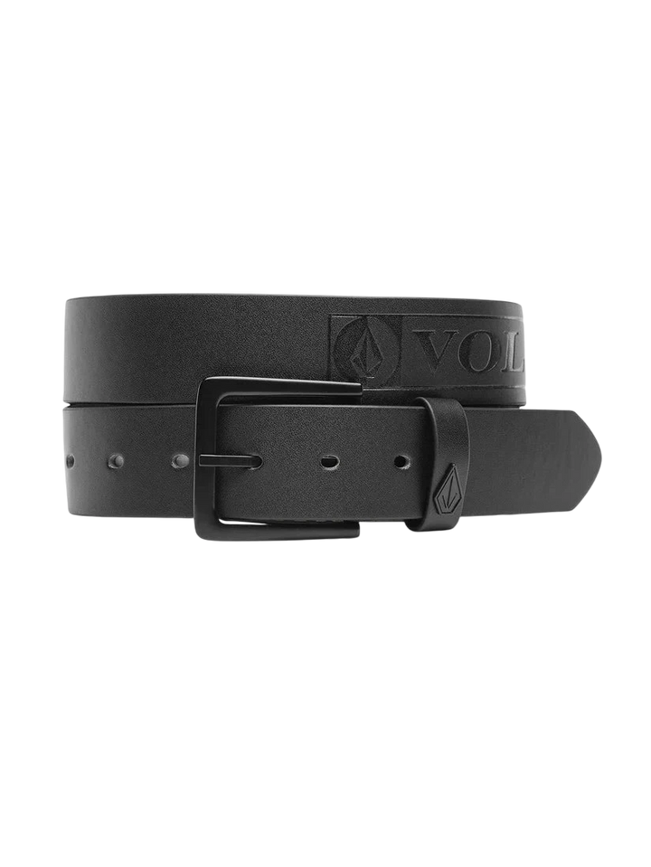 STONE BAR PU BELT BLACK