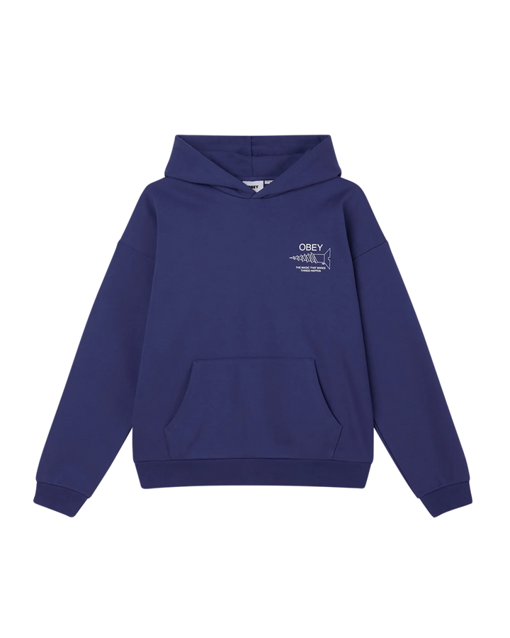 THINGS HAPPEN HOODIE SKIPPER BLUE