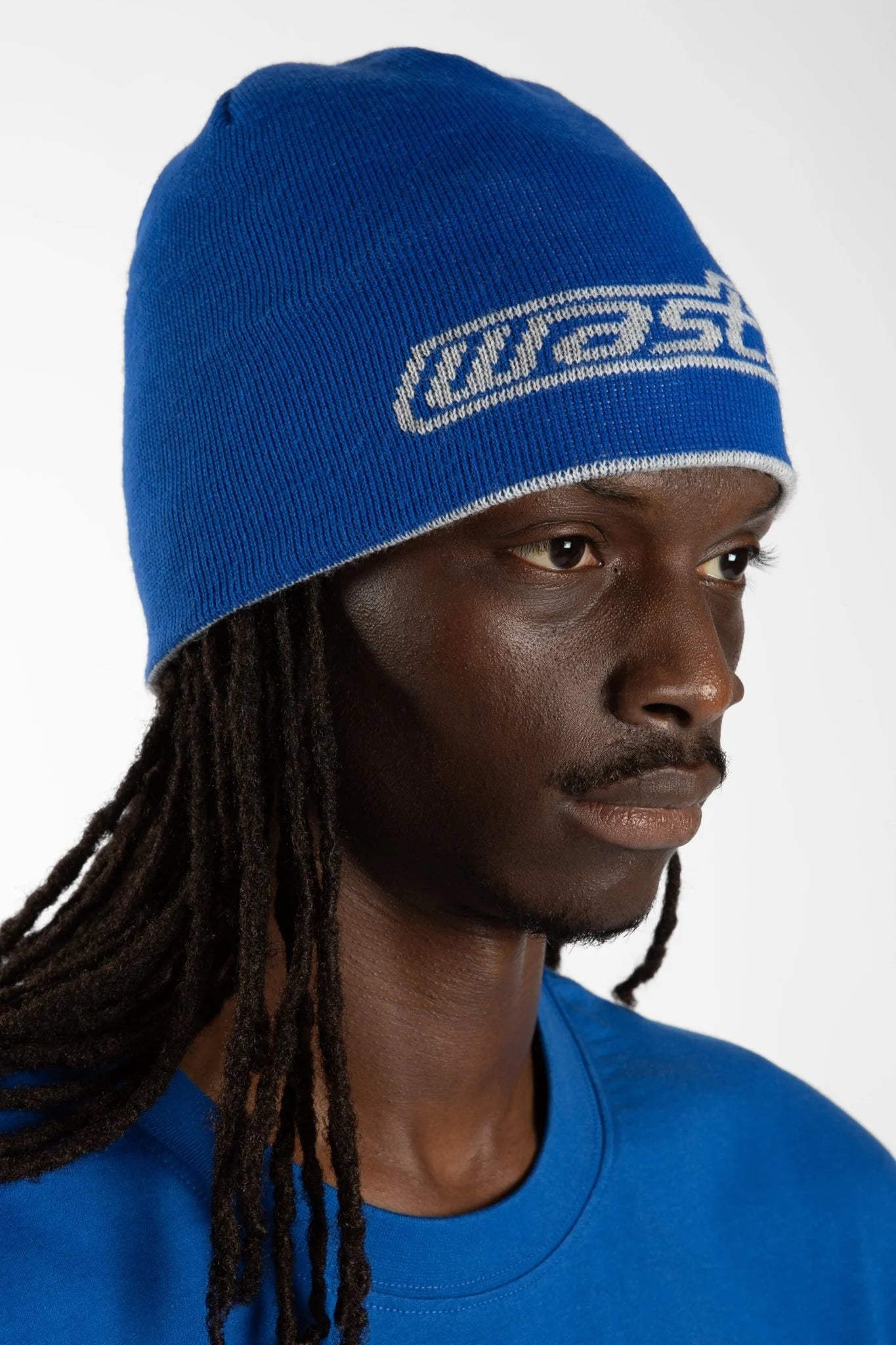 PULSE REVERSE BROW BEANIE ARENA BLUE GREY