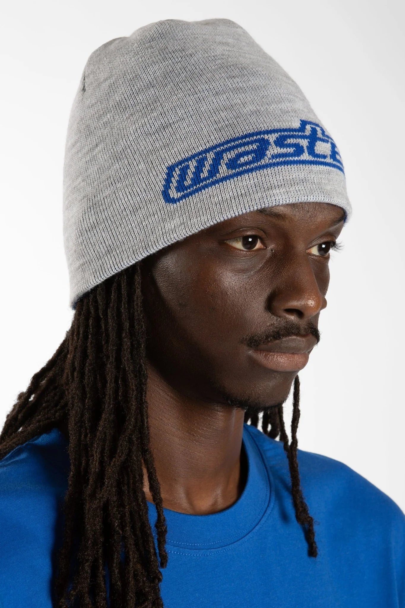 PULSE REVERSE BROW BEANIE ARENA BLUE GREY