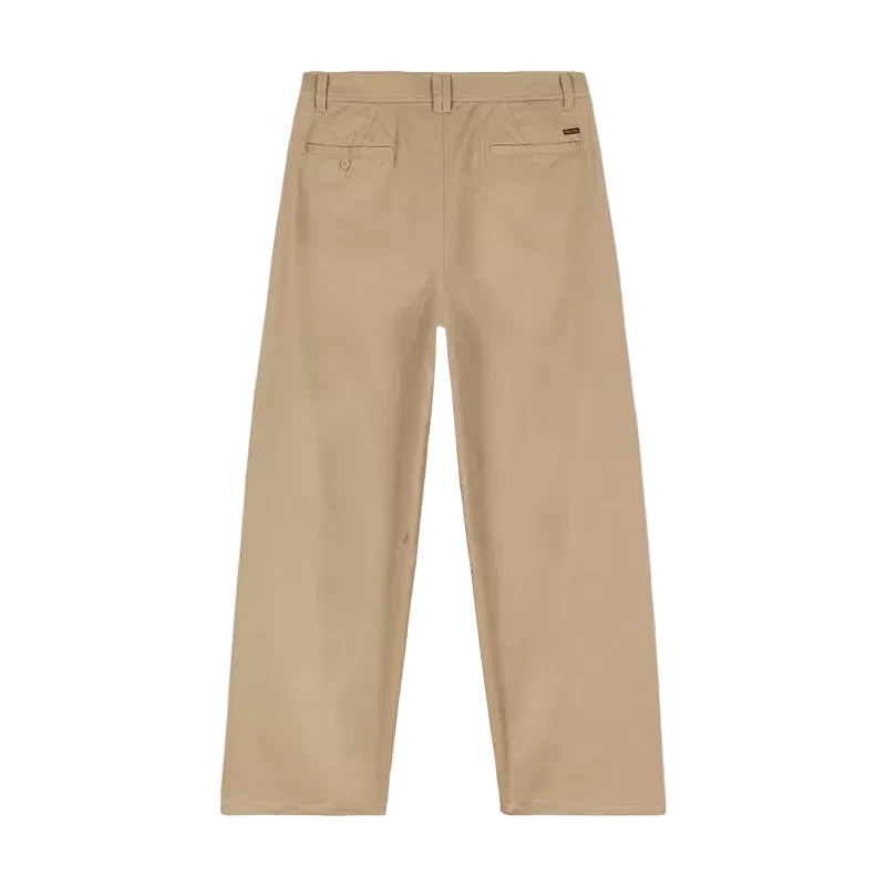 Beige pants on a white background