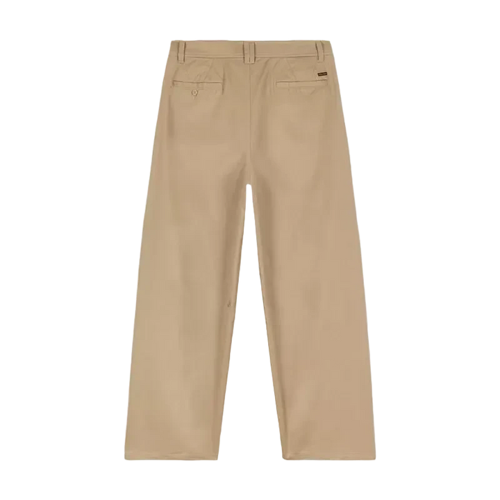 Beige pants on a white background