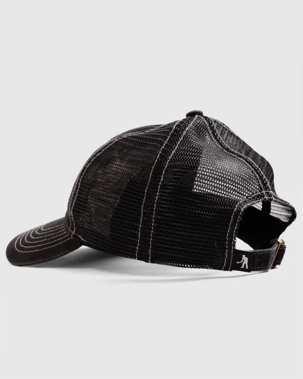 CHERRIES LEAGUES TRUCKER CAP BLACK