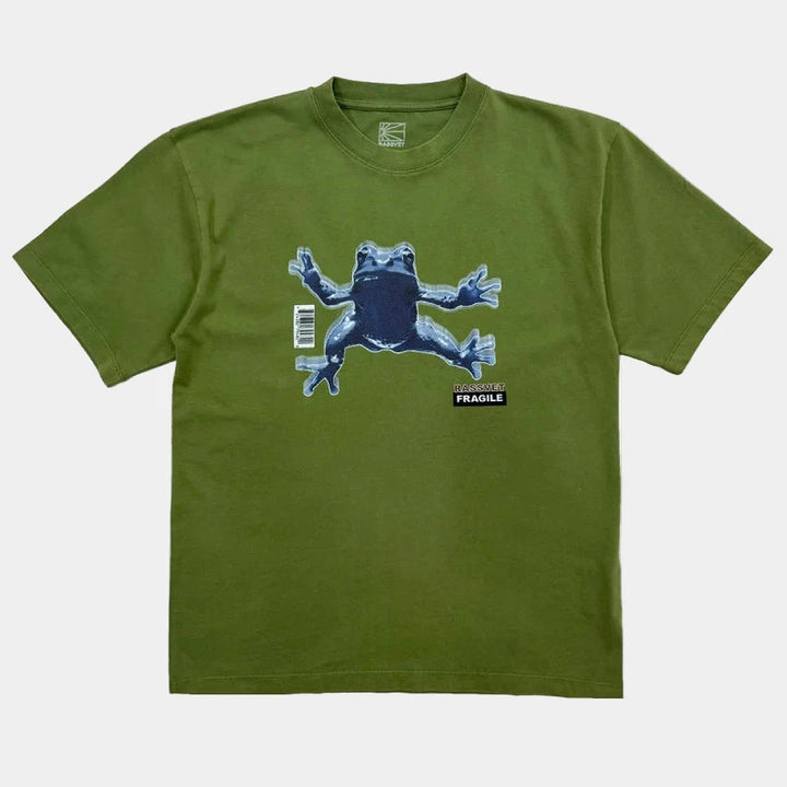 FRAGILE TEE GREEN