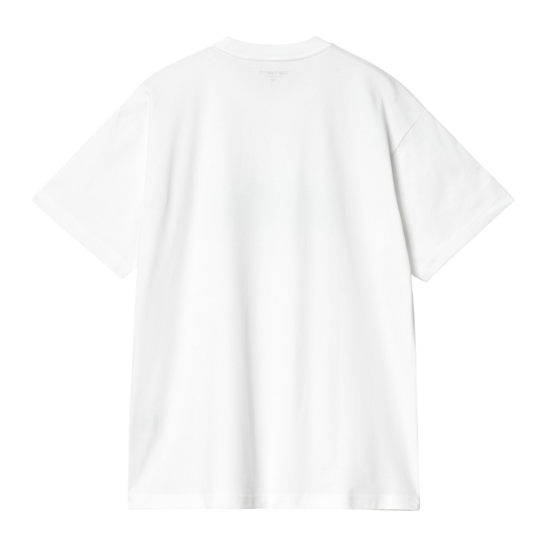 S/S Brush WIP TEE WHITE