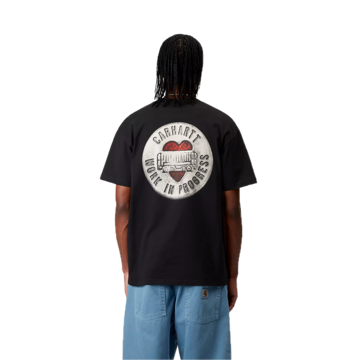 BUTTON TEE BLACK