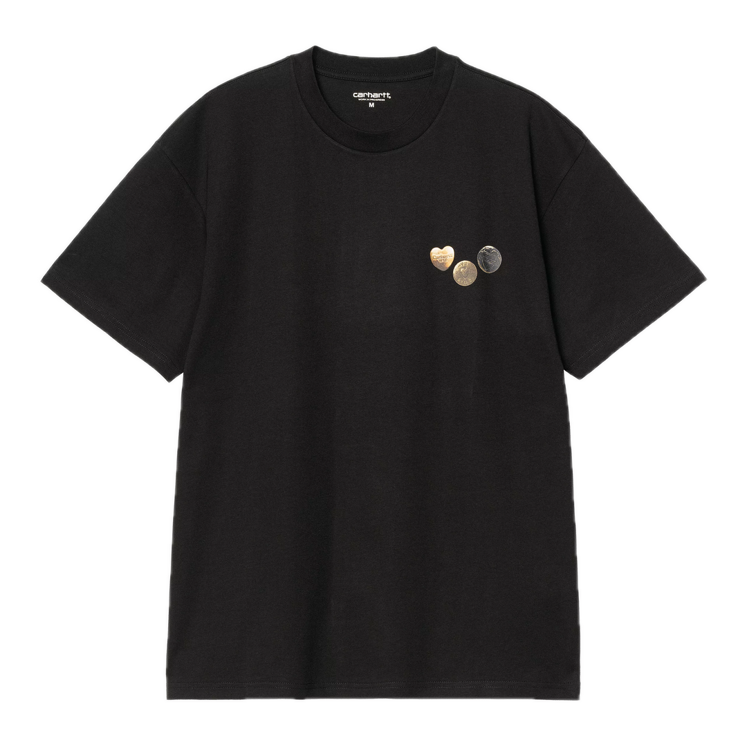 BUTTON TEE BLACK