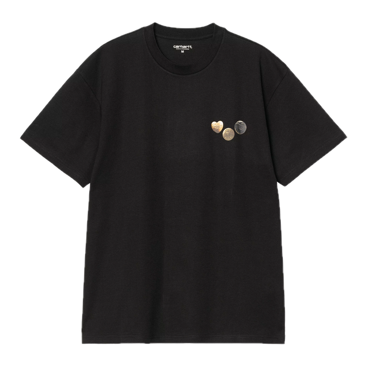 BUTTON TEE BLACK