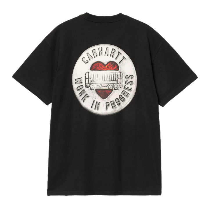 BUTTON TEE BLACK