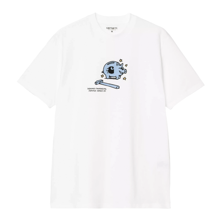 PIGGYBANK TEE WHITE