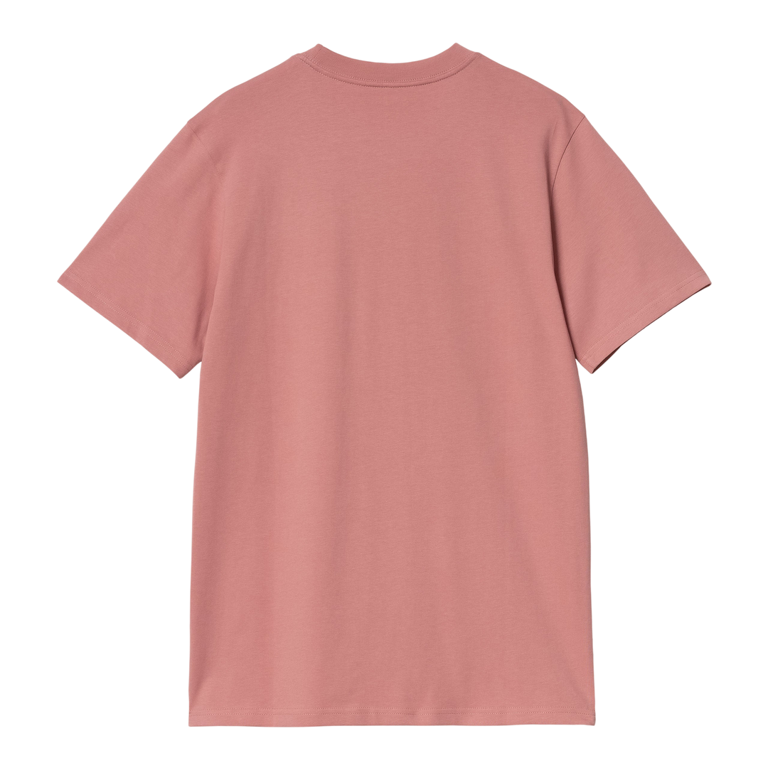 SCRIPT TEE DUSTY ROSE