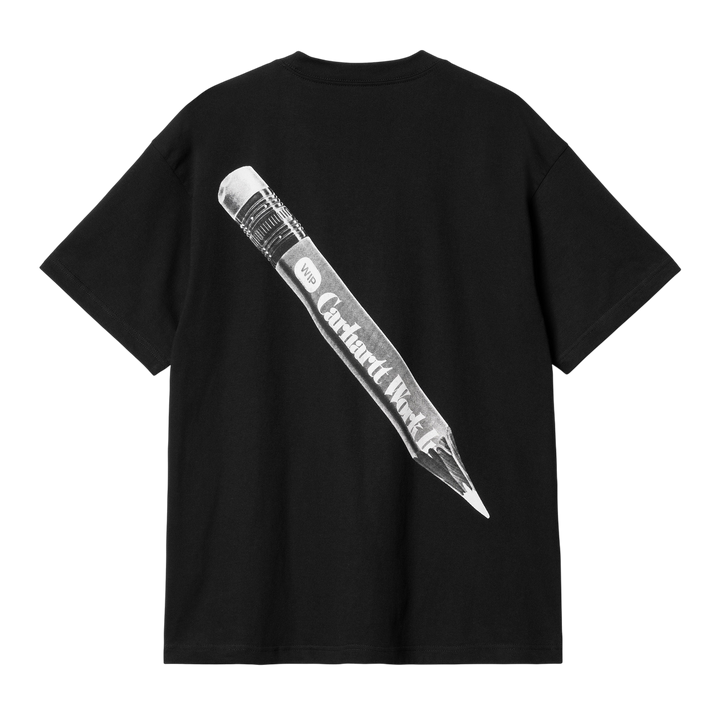 S/S WIP Pencil TEE BLACK