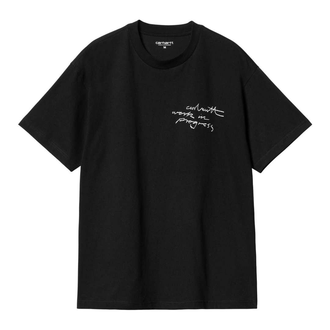 S/S WIP Pencil TEE BLACK