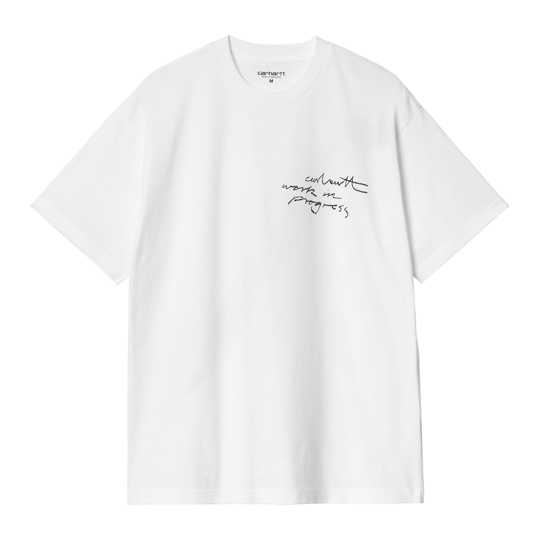 S/S WIP Pencil TEE WHITE