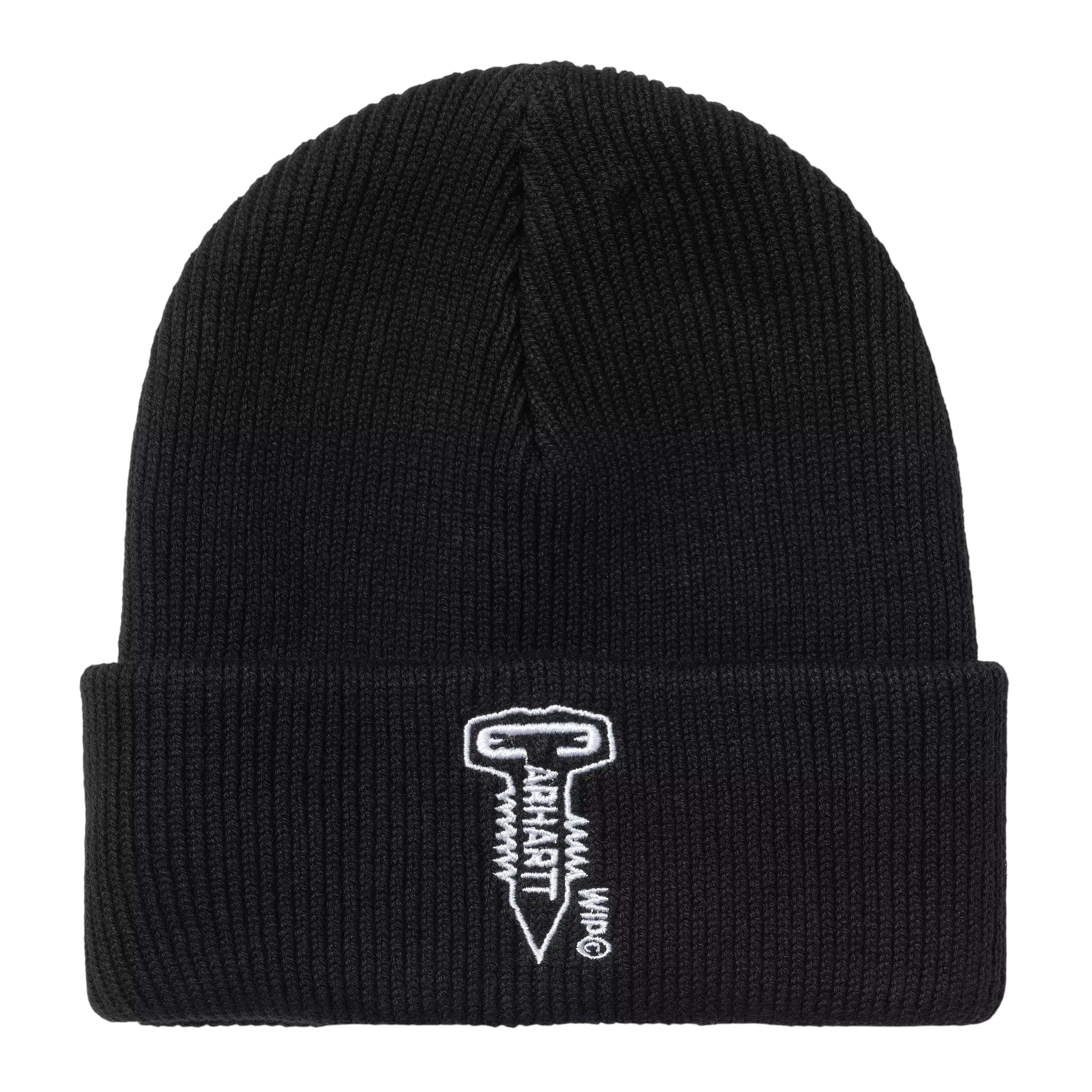 SCREW BEANIE BLACK